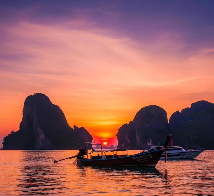 Best of Krabi 7 Islands Sunset Tour with BBQ Dinner Adventure by Speed Boat