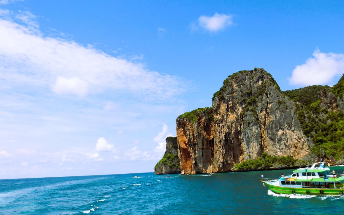 Phi Phi, Maya Bay & Khai Island Speed Catamaran Tour from Phuket – Full Day Trip with Beach Buffet